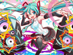 「クラッシュフィーバー」と「初音ミク」のコラボ第2弾が2017年冬に実施。“ミク色”に染められた「仮想空間ALICE」の先行プレイレポートを掲載