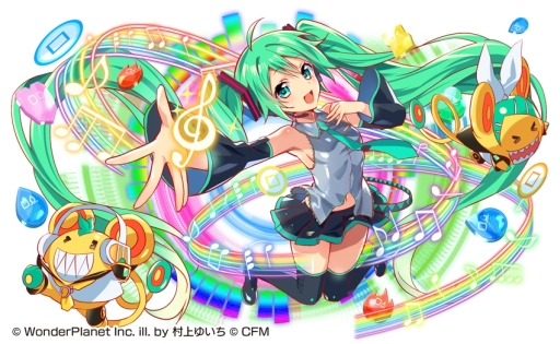 画像ギャラリー No.003のサムネイル画像 / 「クラッシュフィーバー」，1月25日より「初音ミク」コラボ第3弾を開催