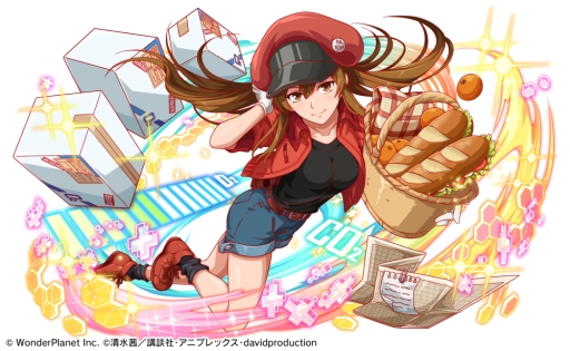 画像ギャラリー No.013のサムネイル画像 / 「クラッシュフィーバー」でアニメ「はたらく細胞」とのコラボが4月12日から開催