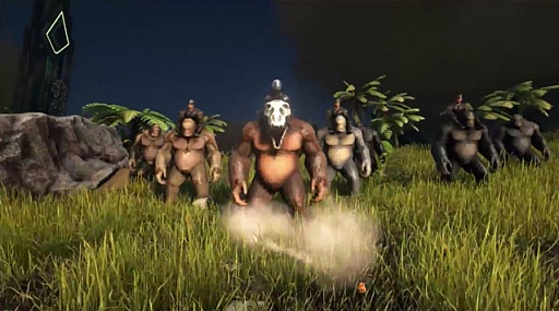 画像集#001のサムネイル/恐竜のいる世界が舞台のサバイバルゲーム「ARK: Survival Evolved」に，史上最大の霊長類「ギガントピテクス」が登場
