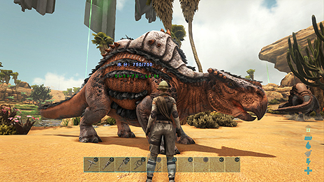 オープンワールド恐竜サバイバルアクション Ark Survival Evolved がps4 で本日国内発売 砂漠と荒野が舞台のdlc第1弾も配信スタート