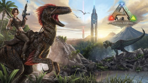 画像(001)PS4版「ARK：Survival Evolved」，ボスアリーナが待ち受ける新マップ「Valguero」を実装。スピードタイプの新恐竜「デイノニクス」を追加