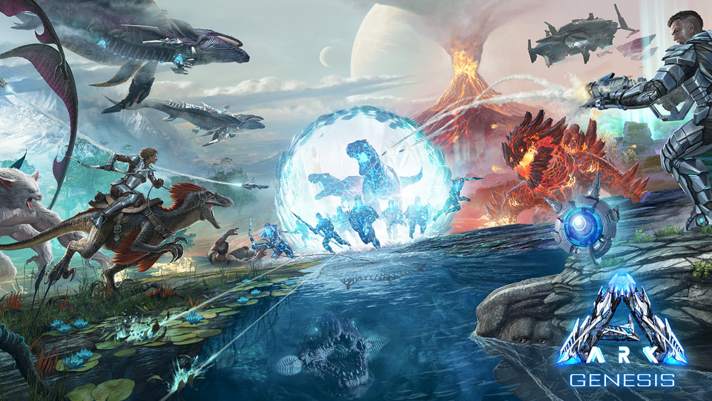 スパイク チュンソフト Ps4版 Ark Survival Evolved のダウンロードコンテンツ Ark Genesis Part 1 の配信を本日開始