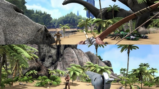 Xbox One版 Ark Survival Evolved は スプリットスクリーンによるローカル協力プレイにも対応