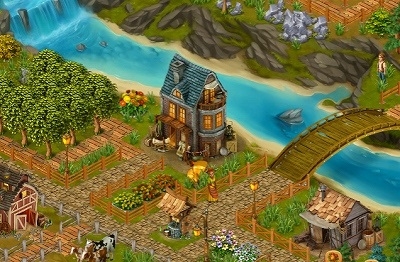 画像ギャラリー No.002のサムネイル画像 / 箱庭系RTS「黄金のフロンティア」,Woopieで本日配信スタート