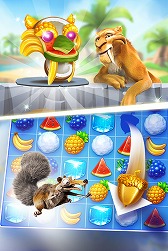 画像ギャラリー No.005のサムネイル画像 / 人気映画の公式ゲーム「アイス・エイジ：アバランチ」が配信スタート