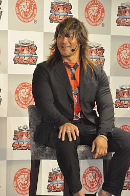 画像ギャラリー No.011のサムネイル画像 / スマホ向けプロレスゲーム「プロレスやろうぜ!」プレス向け発表会をレポート。棚橋選手とKUSHIDA選手がデモプレイを披露