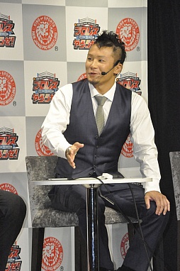 画像ギャラリー No.012のサムネイル画像 / スマホ向けプロレスゲーム「プロレスやろうぜ!」プレス向け発表会をレポート。棚橋選手とKUSHIDA選手がデモプレイを披露