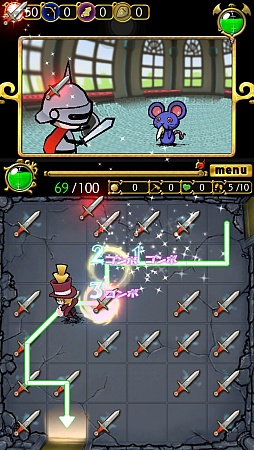 画像ギャラリー No.009のサムネイル画像 / 一筆書きアクションで引きこもり勇者をサポート! スマホ向けRPG「仮面の勇者 〜心の迷宮RPG〜」を紹介する「(ほぼ)日刊スマホゲーム通信」第913回