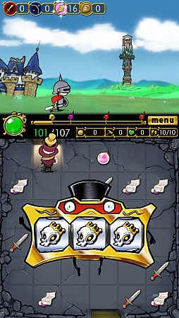 画像ギャラリー No.010のサムネイル画像 / 一筆書きアクションで引きこもり勇者をサポート! スマホ向けRPG「仮面の勇者 〜心の迷宮RPG〜」を紹介する「(ほぼ)日刊スマホゲーム通信」第913回