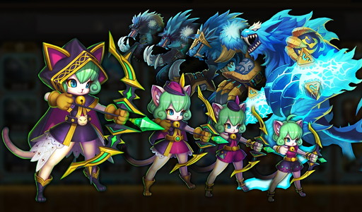 画像ギャラリー No.002のサムネイル画像 / 「LINE ウパルサガ」が配信開始。チビカワな野獣が戦うディフェンスゲーム