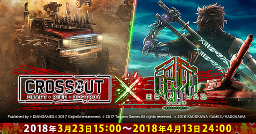 画像ギャラリー No.001のサムネイル画像 / 「CROSSOUT」で「METAL MAX Xeno」の車両などを再現するイベントが開催