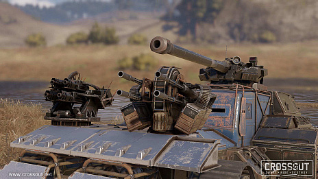 画像ギャラリー No.005のサムネイル画像 / カーアクション「CROSSOUT」,最新アップデート「黙示録の騎士」で新モードの「カスタムバトル」や追加「レリック」武器などが実装