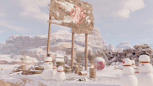 画像ギャラリー No.003のサムネイル画像 / 「CROSSOUT」でイベント「スノーストーム」が開催中。サンタのおもちゃ工場やニューイヤーのガレージが登場