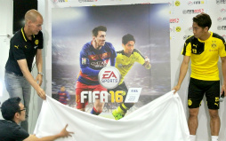 画像集 No.006のサムネイル画像 / 「FIFA 16」日本版パックヒーローに決定したドルトムント 香川真司選手が新シーズンへの意気込みを語った記者発表会をレポート