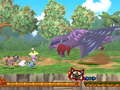 3DS「モンハン日記 ぽかぽかアイルー村DX」の探検クエストには「モンスターハンター4」のメインモンスター「ゴア・マガラ」が登場