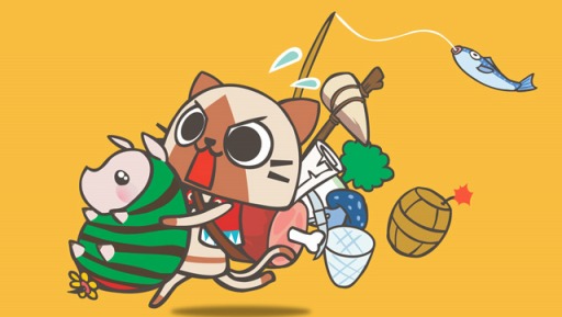 画像ギャラリー No.004のサムネイル画像 / 「ぽかぽかアイルー村DX」公式サイトで,フラッシュアニメが公開に