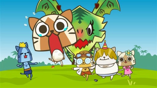 画像ギャラリー No.005のサムネイル画像 / 「ぽかぽかアイルー村DX」公式サイトで,フラッシュアニメが公開に