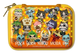 画像ギャラリー No.003のサムネイル画像 / 「モンハン日記 ぽかぽかアイルー村DX」デザインのNew 3DS LL用カバーとポーチが発売