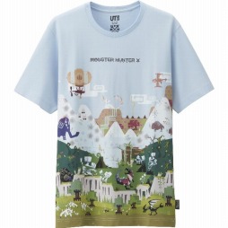 画像ギャラリー No.002のサムネイル画像 / 「モンスターハンタークロス」とユニクロのコラボパーカ＆Tシャツが発売