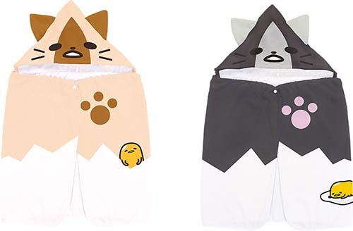 画像ギャラリー No.001のサムネイル画像 / 「モンスターハンター」と「ぐでたま」がコラボしたフード付バスタオルが登場