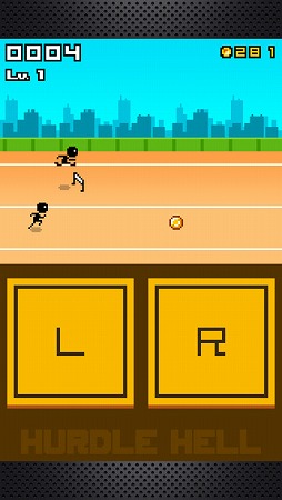 画像ギャラリー No.002のサムネイル画像 / 2キャラ同時操作のアクションゲーム「ハードル地獄ターボ」が配信開始