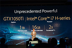 ���������꡼ No.004�Υ���ͥ������ / ��COMPUTEX��ASUS�ο���ZenBook�ϡ�GTX 1050 Ti��ܥ�ǥ�䳰�դ�����ե��å����ܥå����б������Ρ���PC�����ܤ�