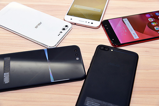 ASUS，スマートフォン新製品「ZenFone 4」を発表。5モデル展開で 
