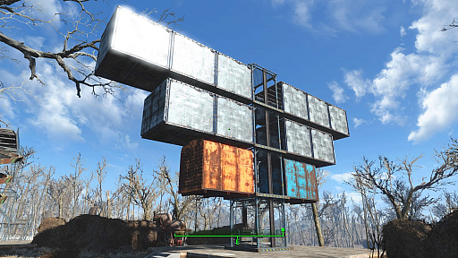 Fallout 4 の新dlc Contraptions Workshop をプレイ ピタゴラ装置や展示室を作り 居住地をさらに自分色に染め上げよう