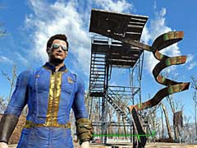 Fallout 4 の新dlc Contraptions Workshop をプレイ ピタゴラ装置や展示室を作り 居住地をさらに自分色に染め上げよう