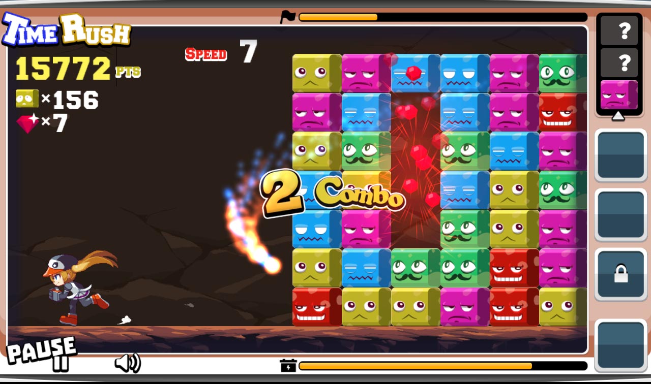 画像集 006 落ち物パズルに横の動きを加えた新機軸の