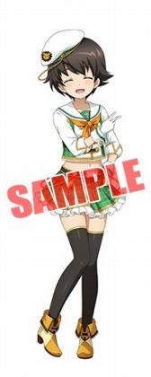 画像ギャラリー No.008のサムネイル画像 / 「ガールズ＆パンツァー 戦車道大作戦！」継続高校とレオポンさんチームのアイドル衣装が登場