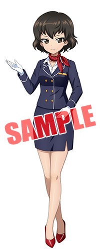 画像ギャラリー No.010のサムネイル画像 / 「ガールズ＆パンツァー 戦車道大作戦！」，アンチョビやカチューシャなど職業体験の衣装を着た生徒が登場。