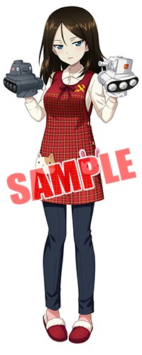 画像ギャラリー No.011のサムネイル画像 / 「ガールズ＆パンツァー 戦車道大作戦！」，アンチョビやカチューシャなど職業体験の衣装を着た生徒が登場。