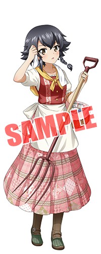 画像ギャラリー No.012のサムネイル画像 / 「ガールズ＆パンツァー 戦車道大作戦！」，アンチョビやカチューシャなど職業体験の衣装を着た生徒が登場。