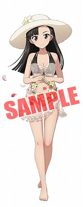 画像ギャラリー No.008のサムネイル画像 / 「ガールズ＆パンツァー 戦車道大作戦！」，水着姿の生徒が期間限定で登場