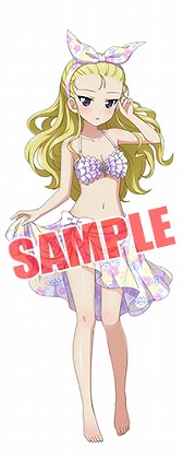 画像ギャラリー No.014のサムネイル画像 / 「ガールズ＆パンツァー 戦車道大作戦！」，水着姿の生徒が期間限定で登場