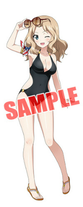 画像ギャラリー No.006のサムネイル画像 / 「ガールズ＆パンツァー 戦車道大作戦！」，アリーナや水着生徒が登場