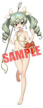 画像ギャラリー No.008のサムネイル画像 / 「ガールズ＆パンツァー 戦車道大作戦！」，アリーナや水着生徒が登場