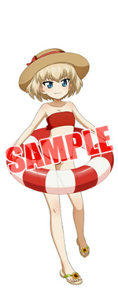 画像ギャラリー No.016のサムネイル画像 / 「ガールズ＆パンツァー 戦車道大作戦！」，アリーナや水着生徒が登場