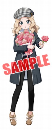 画像ギャラリー No.004のサムネイル画像 / 「ガールズ&パンツァー 戦車道大作戦!」,バレンタイン衣装の生徒達が登場