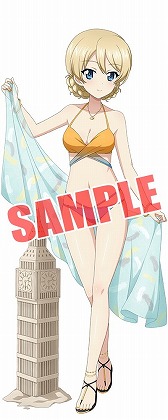 画像ギャラリー No.002のサムネイル画像 / 「ガルパン 戦車道大作戦」,水着生徒の第2弾が登場