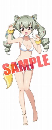 画像ギャラリー No.003のサムネイル画像 / 「ガルパン 戦車道大作戦」,水着生徒の第2弾が登場