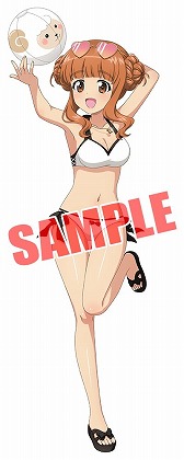 画像ギャラリー No.006のサムネイル画像 / 「ガルパン 戦車道大作戦」,水着生徒の第2弾が登場