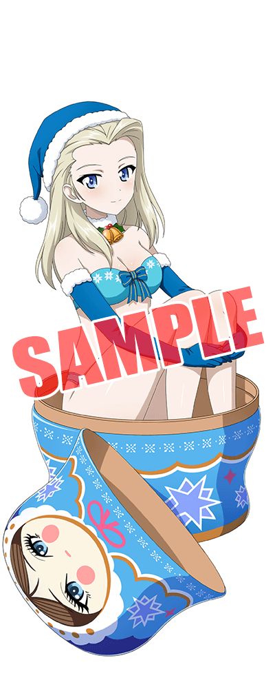 画像ギャラリー No.001のサムネイル画像 / 「ガルパン 戦車道大作戦」にクリスマス衣装のダージリンらが登場