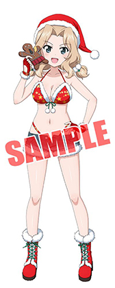 画像ギャラリー No.002のサムネイル画像 / 「ガルパン 戦車道大作戦」にクリスマス衣装のダージリンらが登場