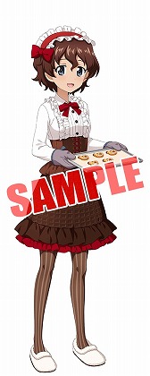 画像ギャラリー No.009のサムネイル画像 / 「ガールズ&パンツァー 戦車道大作戦!」にバレンタイン衣装の生徒が登場