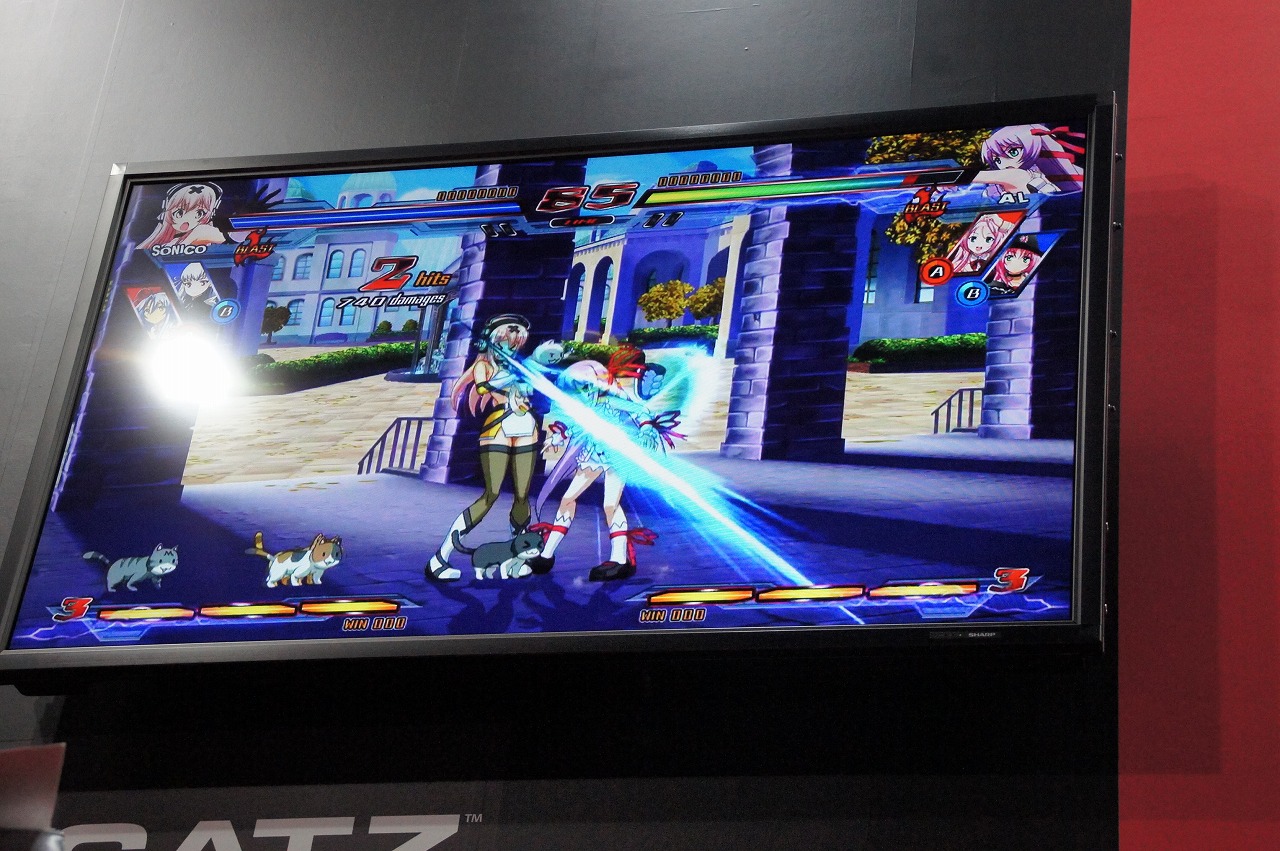 画像集 009 Tgs 15 すーぱーそに子は戦わない 格闘ゲーム ニトロプラス ブラスターズ でも戦わない 4gamer Net