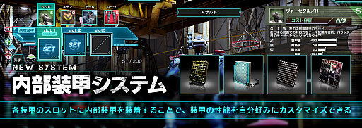 画像ギャラリー No.006のサムネイル画像 / 「フィギュアヘッズ」,4月27日のアップデート情報が公開。新機能「内部装甲システム」などが実装に