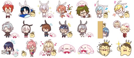 アイドリッシュセブン」,LINEスタンプ第2弾が配信。きなこや王様